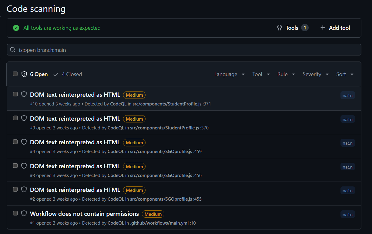 CodeQL Scan